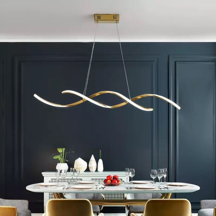 Lightsloom DNA Wave Modern Chandelier