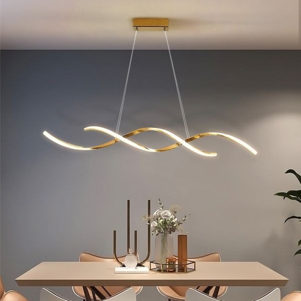 Lightsloom DNA Wave Modern Chandelier