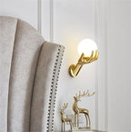 Globe On Hand wall Light