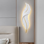 Leaf White Colour Wall Light