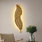 Leaf Gold Colour Wall Light