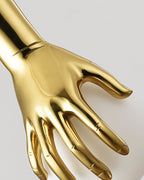 Midas Touch Sculptural Gold Hand Pendant Lamp